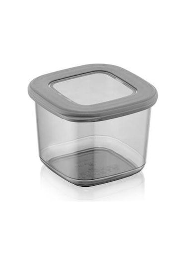 Qlux Colony Kare Saklama Kabı - 550 Ml Gri