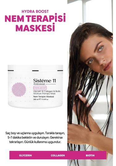 Sisteme 11 Nem Terapisi Saç Maske 350 Ml