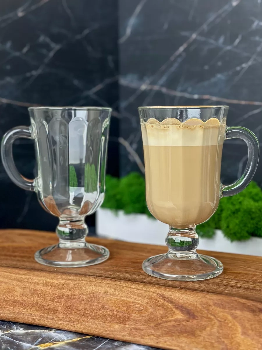 Tocka Posudy Kahve Ve Sıcak Şarap İçin 2 Adet Cam Bardak Seti" 202970903 Beyaz