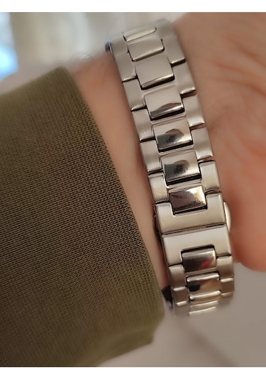 Focus Unisex Çelik Kordon Erkek & Kadın Kol Saati Takvimli 2090