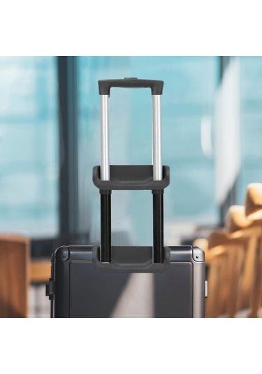 Homyl Seyahat Bagaj Çekme Çubuğu Arabası Çantası 60cmx16cmx4cm Siyah