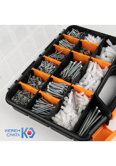 Kerem 1032 Parça 17 Çeşit Vida Ve Dübel Seti 25CM
