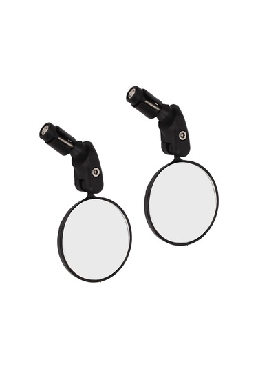 Geeroyoo Bisiklet İçin Çift Konveks Yansıta - 360 Döner, Geniş Görüş, Dayanıklı Malzeme, 18-22mm Düz Çubuk Uyumlu, Dağ Yolu Bisikleti Elektrikli Bisiklet Uygun