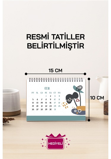 Bohoo Tasarım 2026 Masa Takvimi Pytktkv022