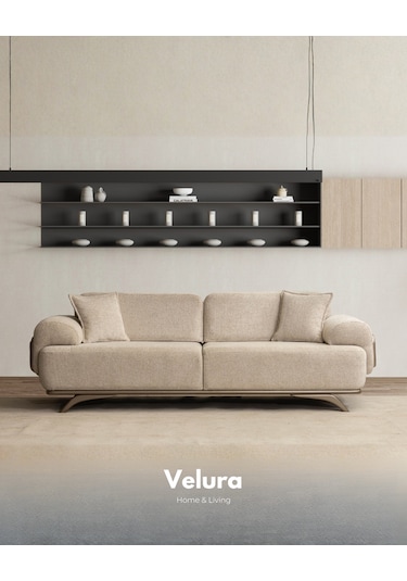 Compact 3+3+3 Koltuk Takımı & Oturma Grubu Beyaz - Kiremit