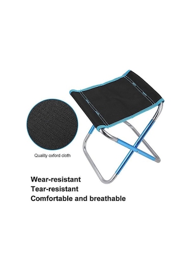 Bloomnest Leightweight Outdoor Fishing Chair Portable Collapsible Camping Picnic Seat With Bag - Gold - Black Hafif Katlanır Balıkçılık Sandalyesi, Oxford Kumaş, Alüminyum Destek, Taşınabilir Kamp Piknik Koltuğu Altın - Siyah