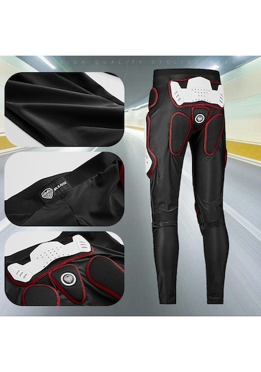 Sones Sulaıte Motosiklet Kros Binme Koruyucu Kalça Pantolonu Siyah L