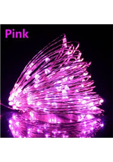 3 Metre Pembe Peri Usb Li Led Yılbaşı Süsleme Işığı