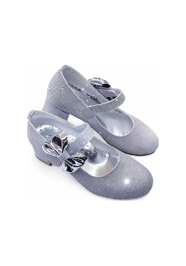 Beebron Ortopedik Topuklu Abiye Kız Çocuk Ayakkabı Shining Series Abiayk2401 Simli Gümüş Gümüş - Simli Beebron Ortopedik Topuklu Abiye Kız Çocuk Ayakkabı Shining Series Abiayk2401 Simli Gümüş Gümüş - Simli