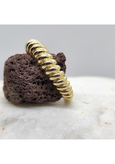 Kruvasan Taşsız Altın Alyans-Taşsız Modern Evlilik Alyansı Modern 552950158