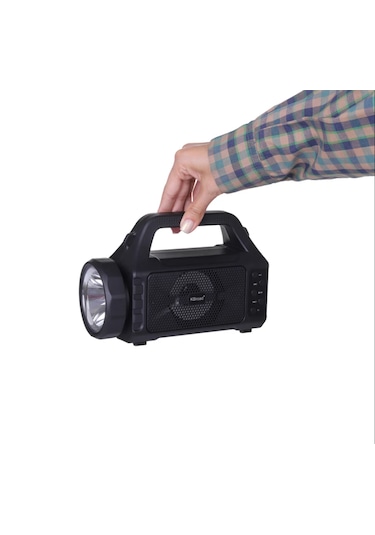 Kts 2031 Outdoor Bluetooth Hoparlör 5w Led Fener Işıklı Solar Panelli