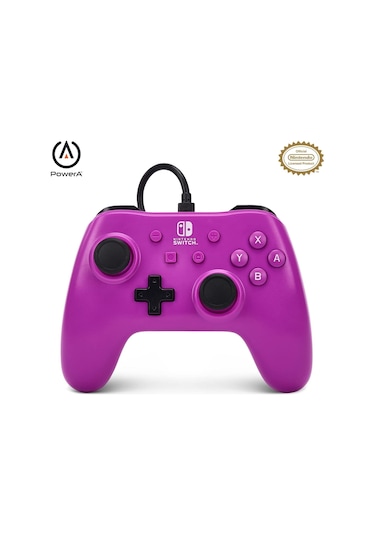 Nintendo Switch Oyun Kolu Kablolu Lisanslı Grape Purple