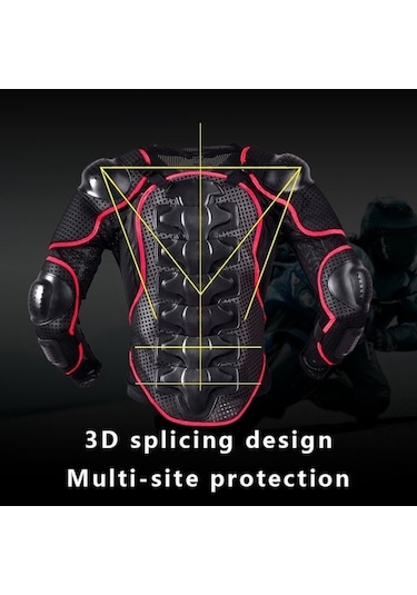 Dancemonkey Zırh Siyah Racing Pedi Motosiklet M Koruma Kalkanı Göğüs Global Ghost F060 Elbisesi Düşme Dişli Dirsek Cbtx Binme Pn M