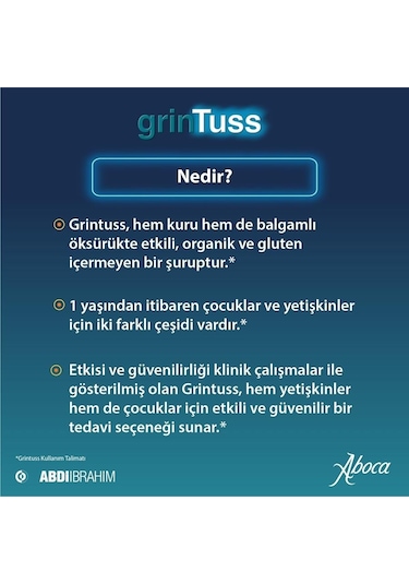 Grintuss Yetişkin Şurup 128 G + Pediatrik Şurup 128 G