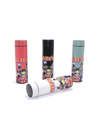 River World Seri C Termos Dijital Göstergeli 500 Ml'lik Anime Baskılı Renkli