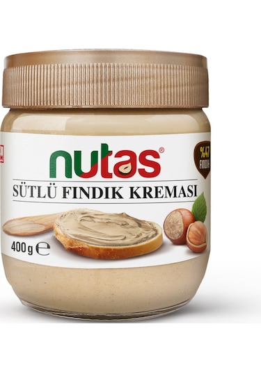 Nutas Sütlü Fındık Kreması Cam Kavanoz 400 G