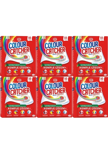 K2r Colour Catcher Renk Koruyucu Mendil 6 x 10'lu