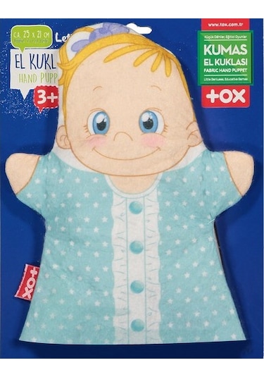 Tox Bebek Aile Bireyleri Keçe El Kukla T338 . Eğitici Oyuncak