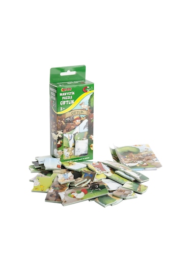 Dıytoy Manyetik Puzzle Çiftlik Kutu Seti