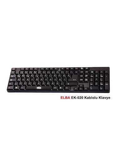 Elba EK-020 USB Siyah Türkçe Standart F Klavye