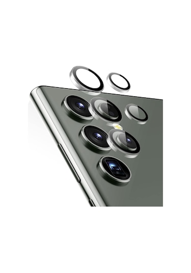 Samsung Uyumlu S23 Ultra Kamera Lens Koruyucu Şeffaf Şeffaf
