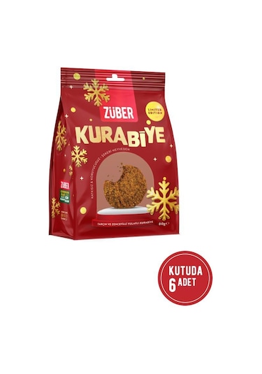 Tarçın Ve Zencefilli Yulaflı Kurabiye 80g X 6 Adet