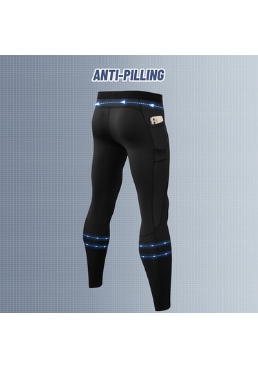 Ximistore9 Erkek Spor Tayt Beyaz 2xl - Esnek, Hızlı Kuruyan, Nem Emici, Rahat Bel Bantlı, Cepli Beyaz