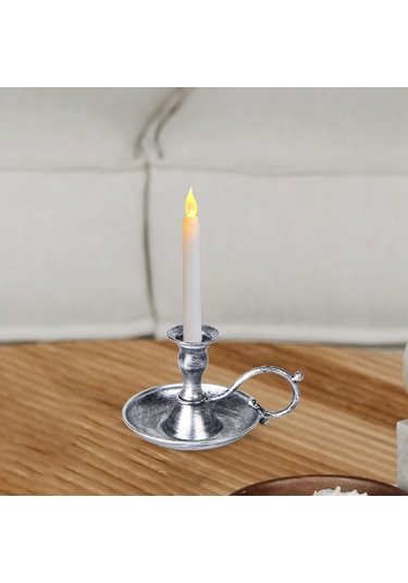 Suntek Magideal Vintage Konik Mum Çubuk Tutucu Demir Şamdan