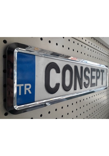 Consept Yeni Nesil Krom Plakalık 2adet Consept