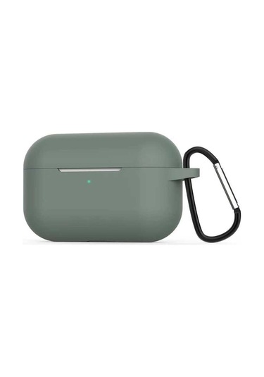 Noktaks - Airpods Pro Uyumlu Airpods Pro - Kılıf Airbag Silikon Kılıf - Yeşil