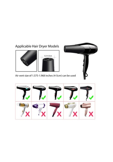 Mufunye Taşınabilir, Katlanabilir Saç Kurutma Difüzörü - Isıya Dayanıklı Silikon, Hızlı Kurutma, Seyahat İçin Pratik