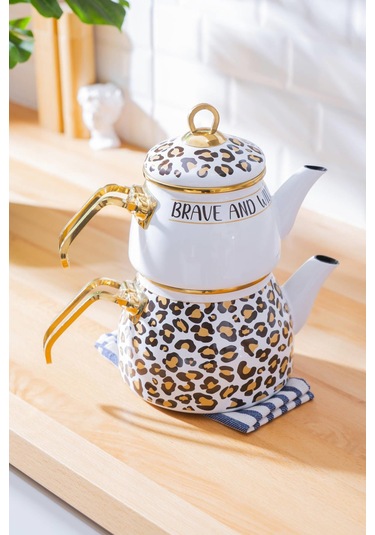 Qualıta - Nova Emaye Çaydanlık Takımı Renkli