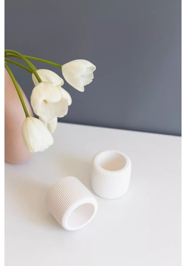 Mysoul Byann Şekerli Mama İçin Şamdanlar 220249218 Beyaz