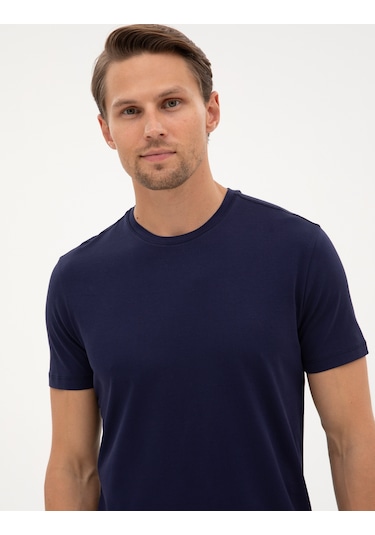 Pierre Cardin Erkek Lacivert Tişört Basic 50320102-vr033 Lacivert