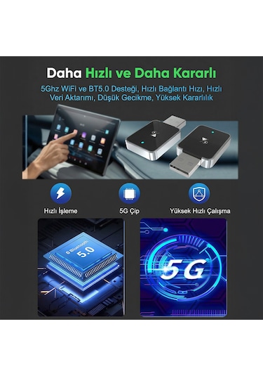 S-lınk Sl-car01, 2in1 Android Ve Apple Uyumlu Cihazlar, Kablosuz Android