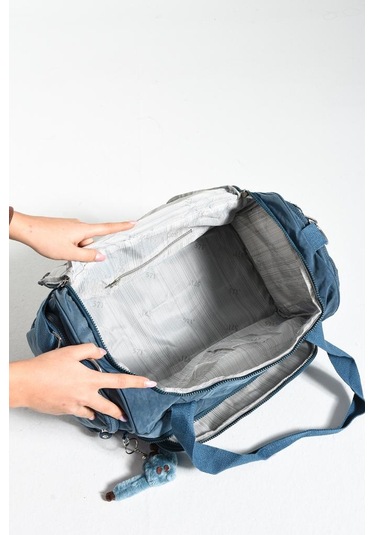 Unisex Kabin Boy Çapraz Askılı Omuz Çantası Seyehat Spor Çantası Hafif Klinkır Kumaş 40 25 Cm Mavi