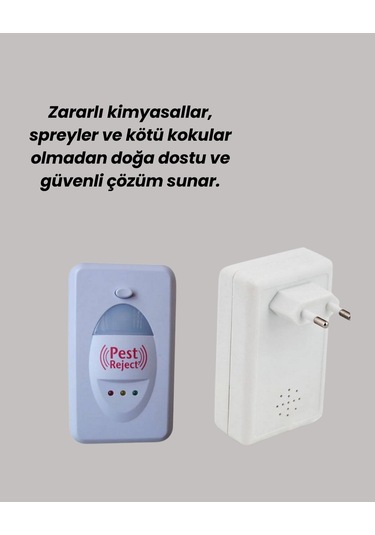 Geniş Alan Kapasiteli Sessiz Enerji Tasarruflu Haşere Kovucu