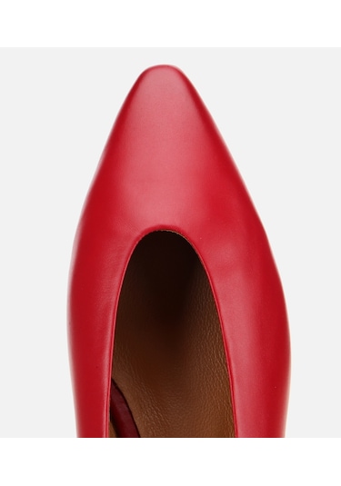 Hotiç Kadın Deri Kırmızı Yumuşak Dokulu Babet 01ayh312460a750 01ayh312460a750 Kırmızı