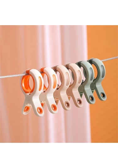 Mix Renk-3 Adet Abs Plaj Havlusu Klipler Büyük Plastik Rüzgar Geçirmez Elbise Asılı Peg Yorgan Kelepçe Tutucu Plaj Sandalyesi Cruiser Çarşaf Klip