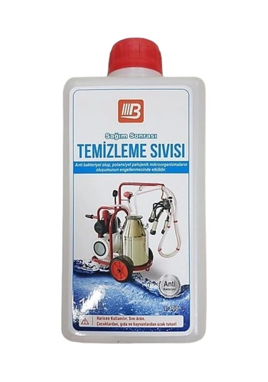 Bartech Süt Sağım Makinesi Temizlik Dezenfektanı 1 Litre 2 Adet