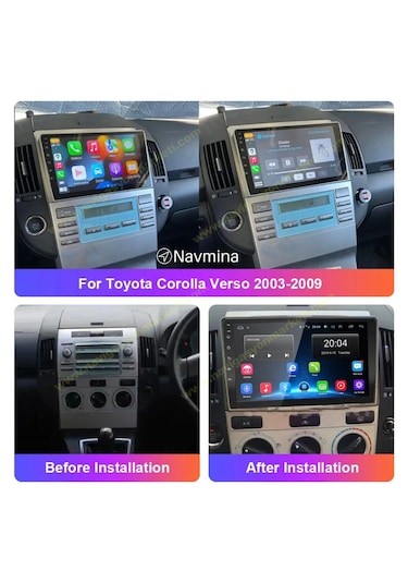 Medya Magic Toyota Verso 2002-2008 Uyumlu 4-64 Gb Multimedya Carplay 9"