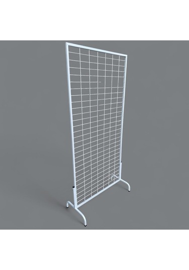 90 190 Ayaklı Tel Pano Beyaz ,tesbihlik, Bijuteri Standı, Aksesuar Standı Çok Amaçlı Stant