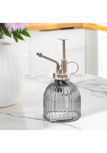 Perotti 15731 Gri Vintage Cam Bitki Sulama Şişesi Sprey Şişe
