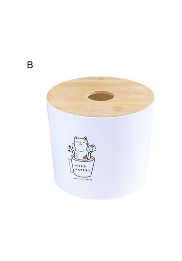 B-doku Saklama Kutusu Büyük Kapasiteli Peçete Kutusu Ev İçin Yaygın Olarak Kullanılan Plastik Rulo Kağıt