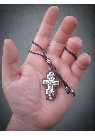 Sanin Ortodoks Araba Ahşap Haçı 158990331