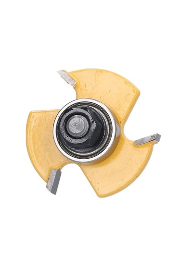 Besthome1 2 Adet Ahşap T Tipi Dil-kanal Freze Ucu, 3 Dişli, 1 Rol, 1/2 İnç Sap, Ptfe Kaplama, Temiz Kesim, Dış Ve Ahşap İşleri