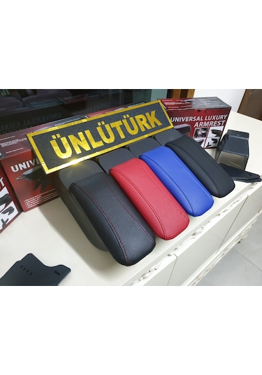 Her Araca Uygun Sürgülü - Bardaklı Oto Kolçak - Kol Dayama