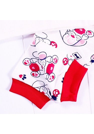 6-24 Ay Hungry Kız Çocuk Pijama Takımı Fuşya Fuşya