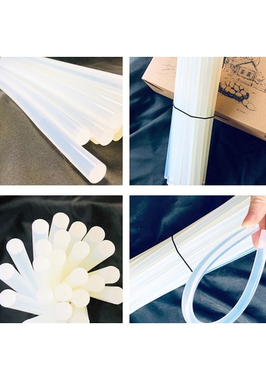 7x200mm Tutkal Çubukları Sıcak Eriyik Yapıştırıcı Setlong Çubuklar Paket Başına 100 Adet