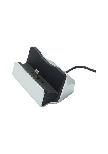 iphone Uyumlu 6 6S 7 7S 8 X Usb Kablolu Masaüstü Stand'Lı Dok Şarj Cihaz